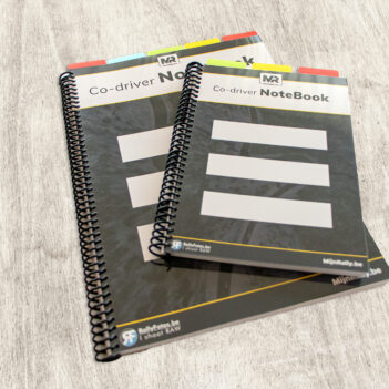 Codriver Notebook - MijnRally - A4 en A5