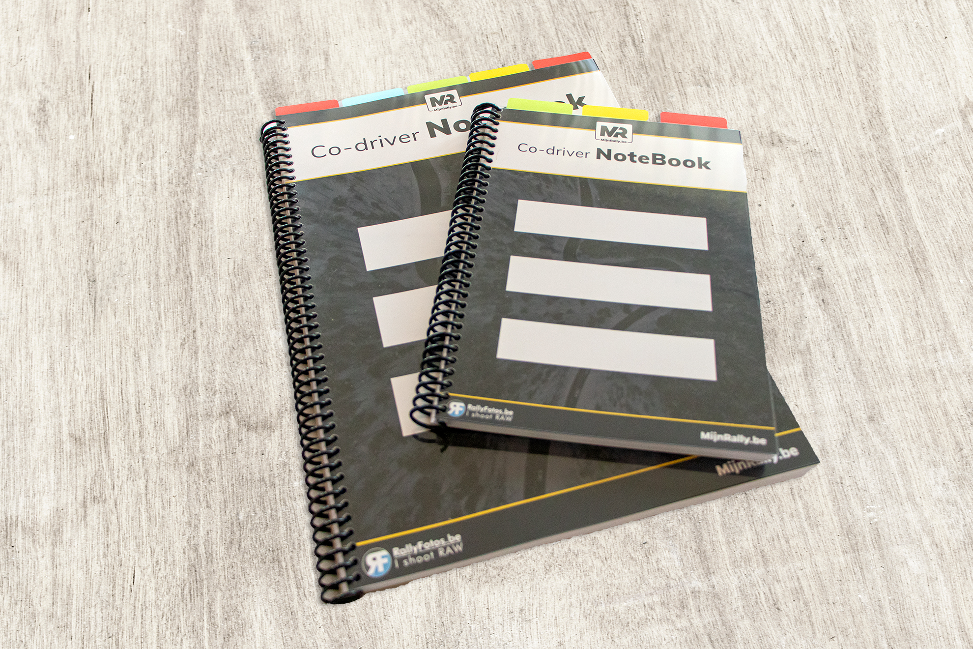 Codriver Notebook - MijnRally - A4 en A5