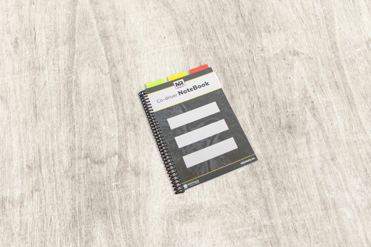 Codriver Notebook - MijnRally - A5 cover