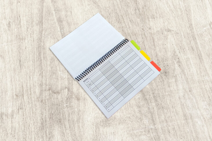 Codriver Notebook - MijnRally - A5 tijdblad