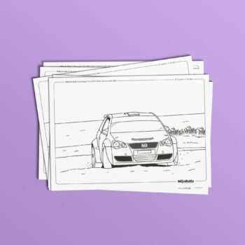 Malvorlage Volkswagen Polo MK4 S2000 - R. Auquier - C. Pirotte - Sezoensrally 2008